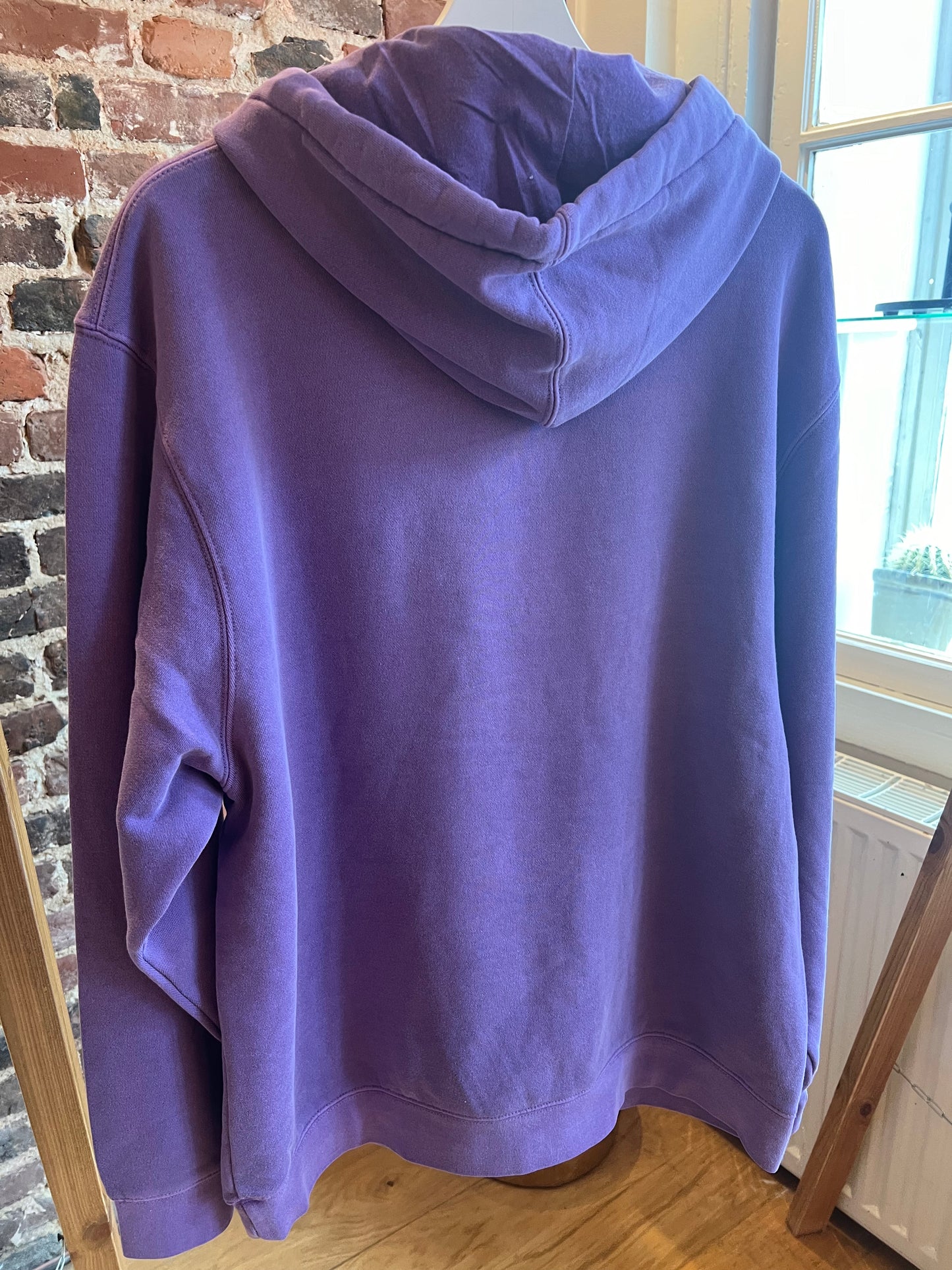 Hoodie jagger purple "AGAIN" Newtone