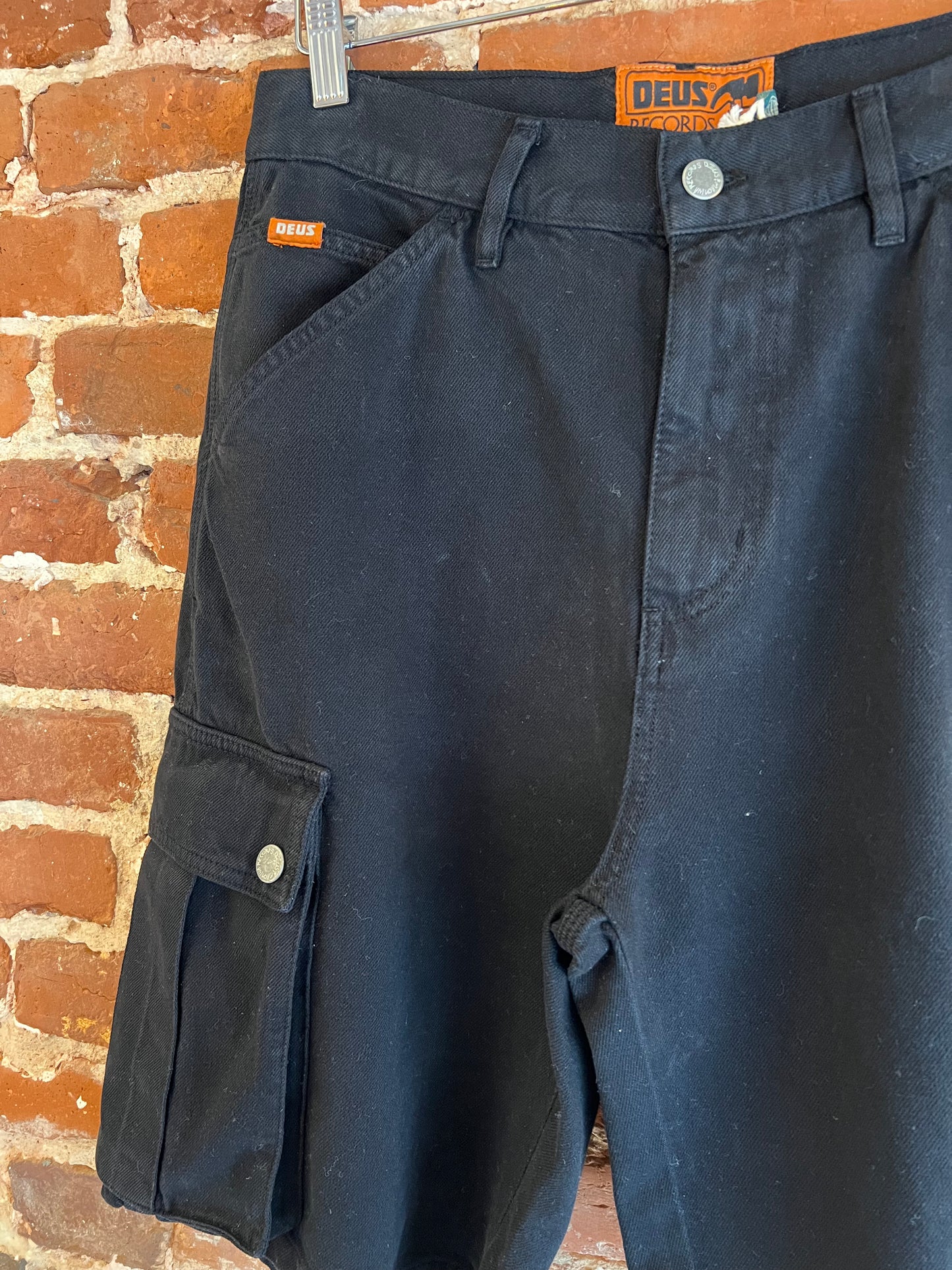 Short Deus Record Cargo noir