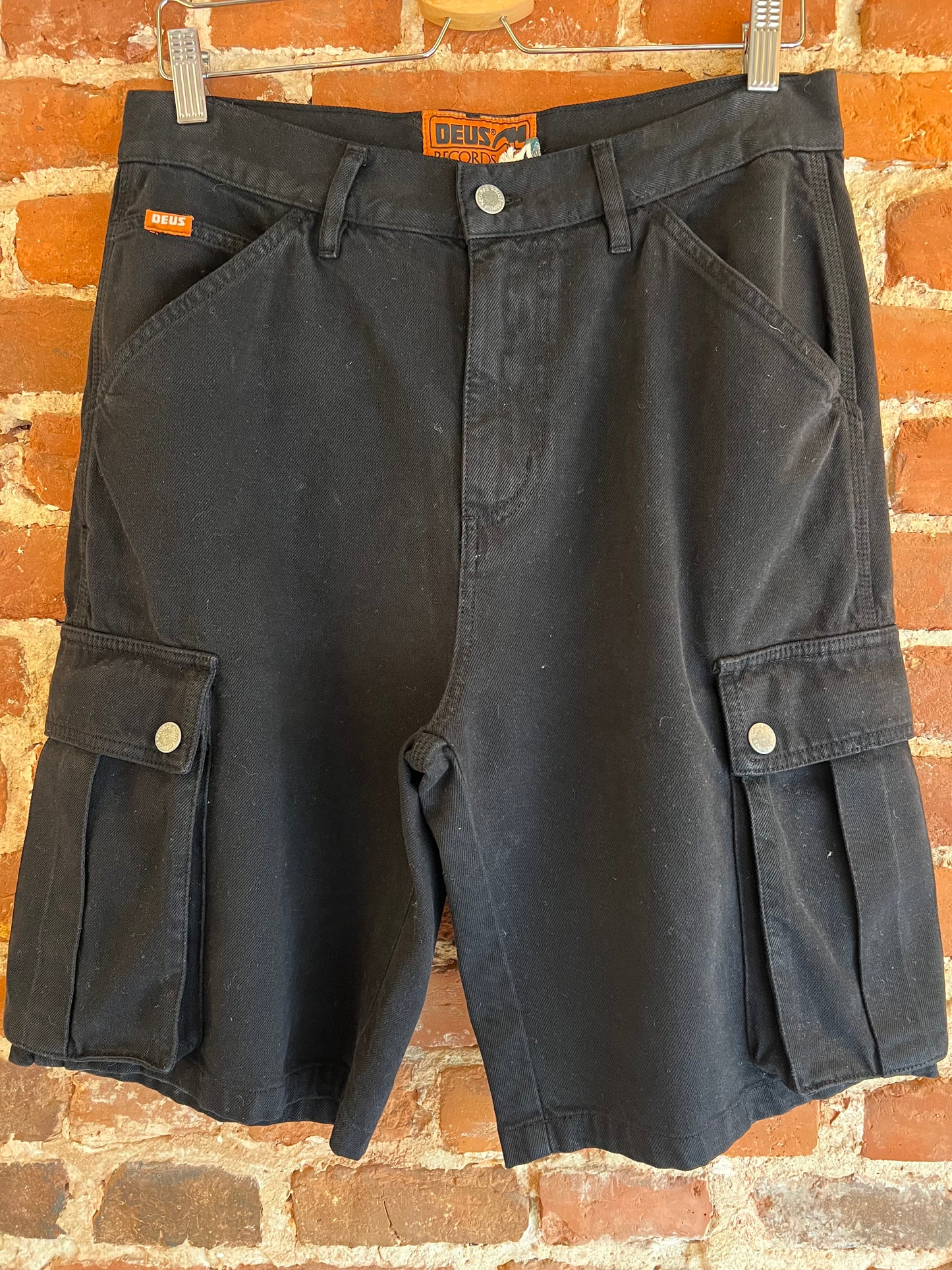 Short Deus Record Cargo noir